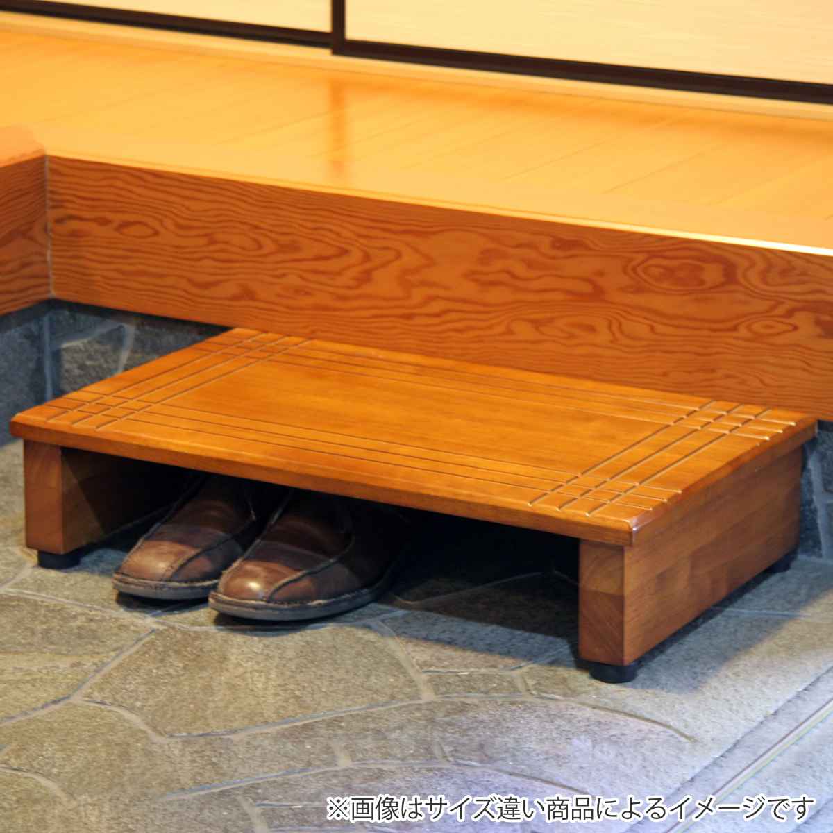 玄関台 踏み台 幅90cm 木製 （ 玄関ステップ 玄関踏み台 ステップ 高さ