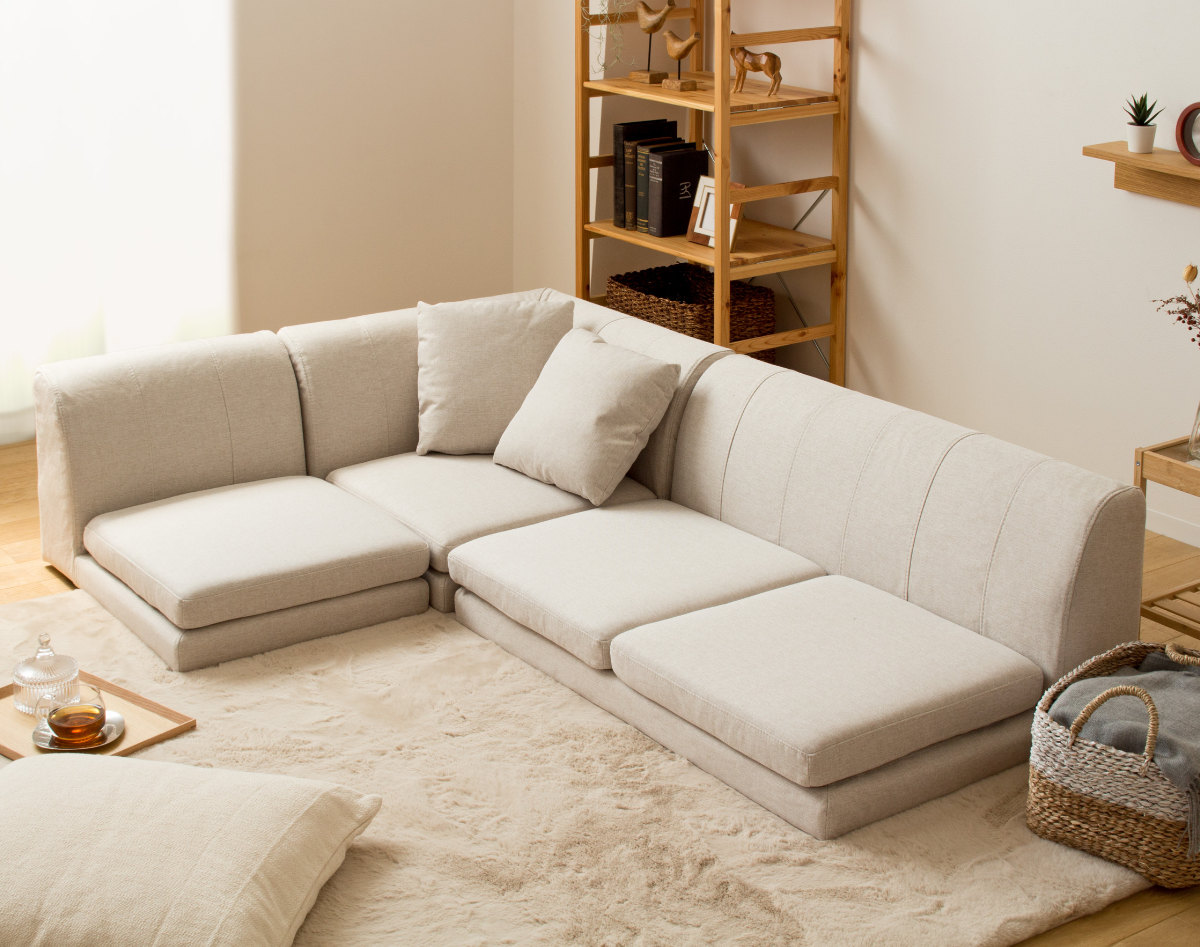 dショッピング |フロアソファ 3点セット L字 コーナー （ ソファー