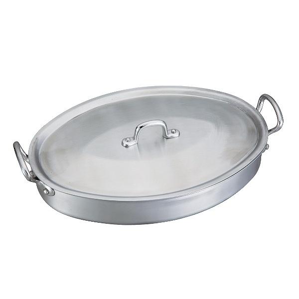 オーバルパン 3号 320×220×55mm オーブン対応 中尾アルミ 業務用