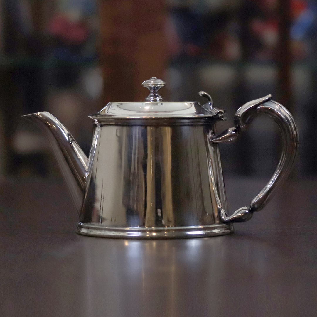 中古】Christofle（クリストフル）ホテル用2点ティーセット CH-138