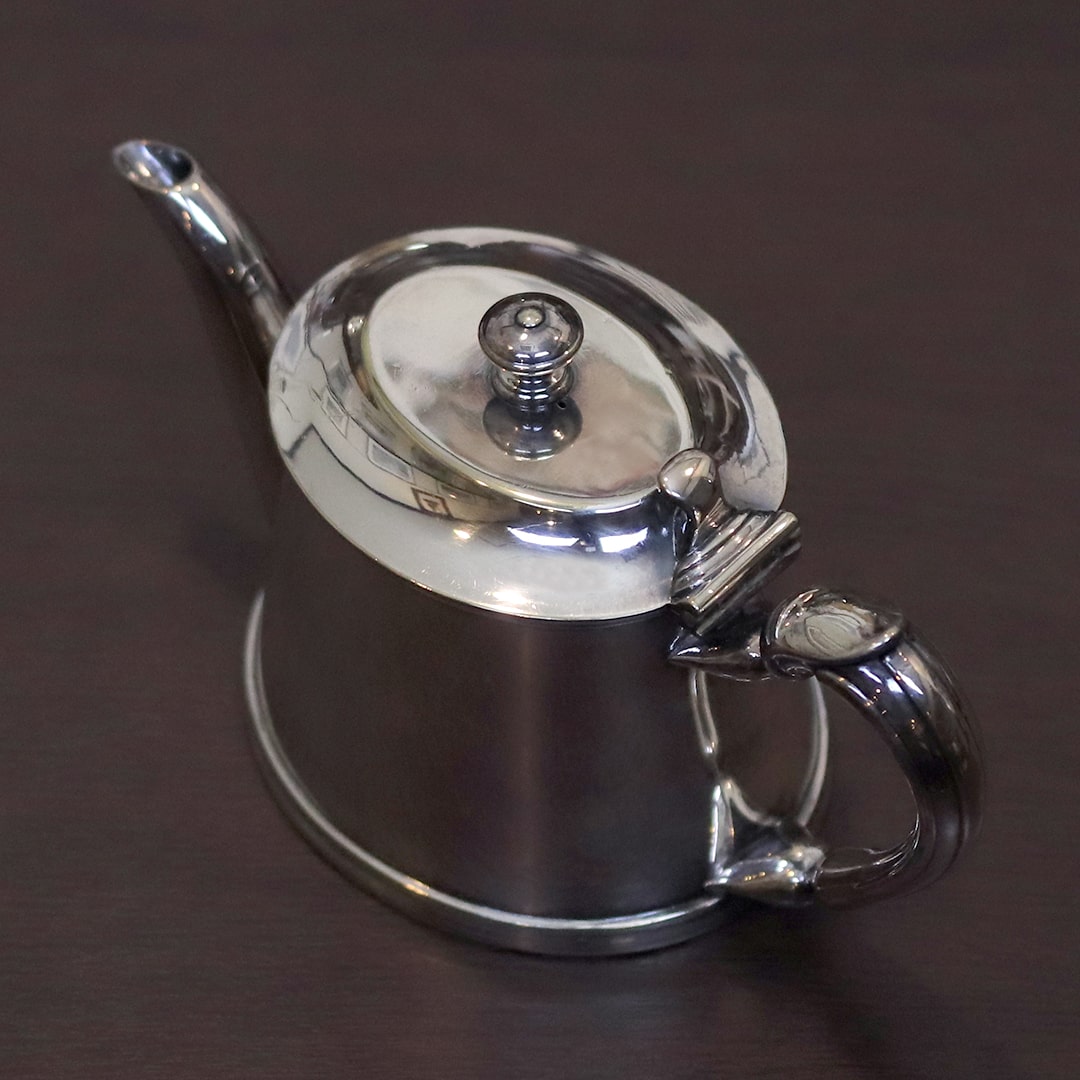 中古】Christofle（クリストフル）ホテル用2点ティーセット CH-138