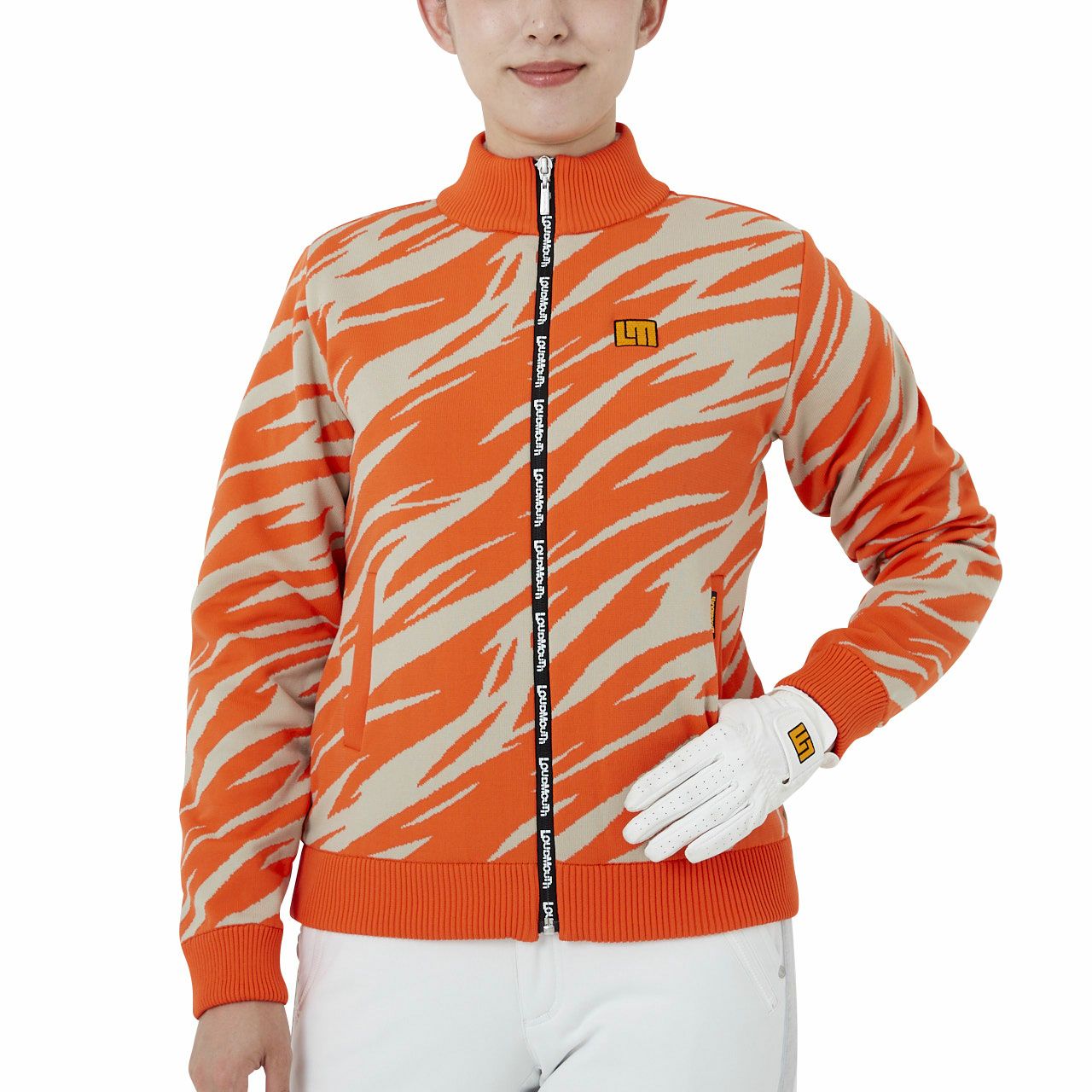 レディース 裏蓄熱フリースブルゾン ホワイト | LOUDMOUTH JAPAN