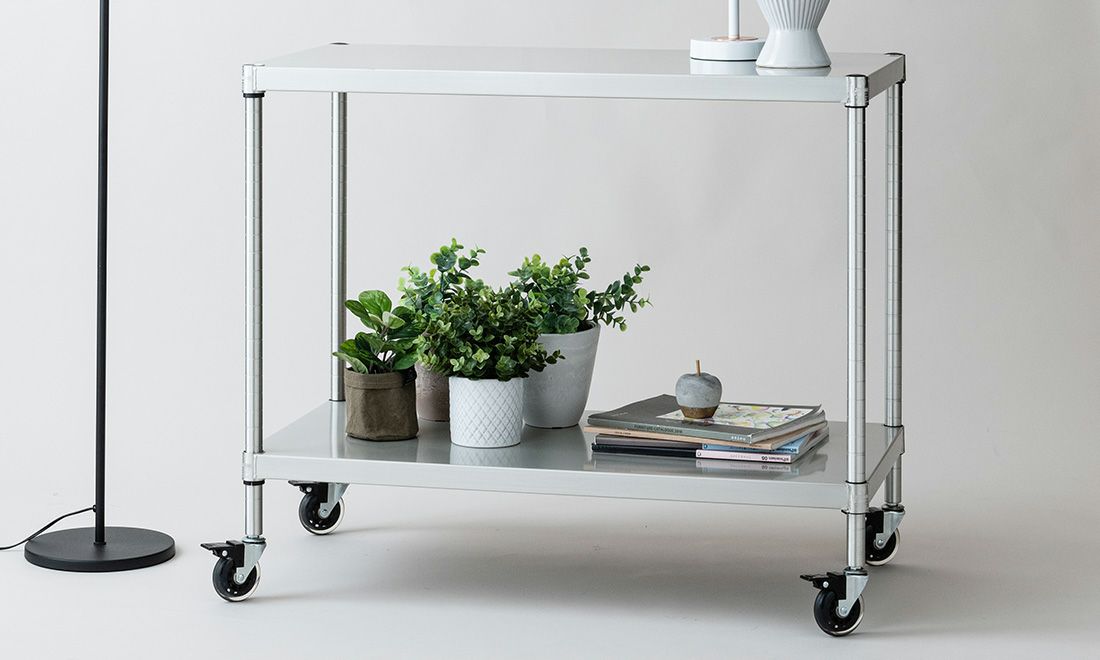 2段のスチールラック | ルミナスクラブショップ