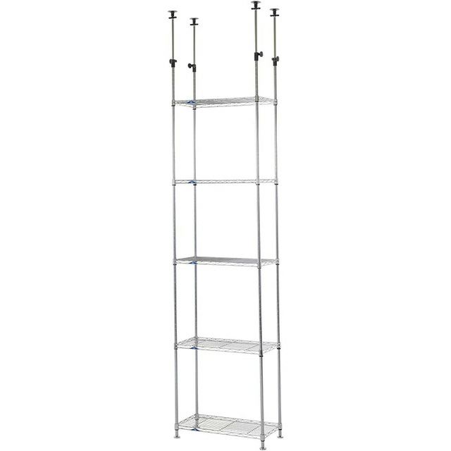 突っ張りラック 幅60cm 5段 ルミナスフィール スチールラック 幅63