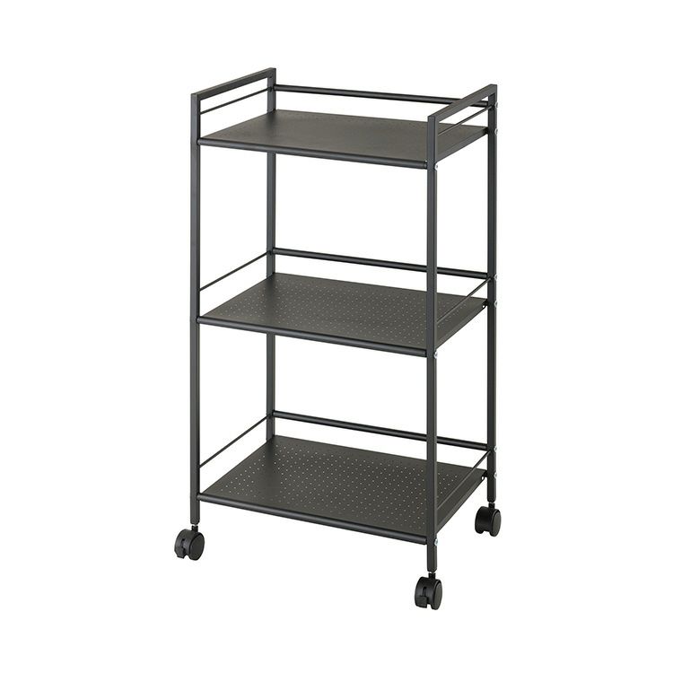 キッチンラック 幅45cm 3段 ワゴン おしゃれ 幅43×奥行29.5×高76.5cm