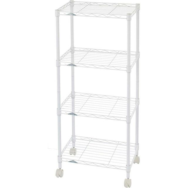 スチールラック 幅45cm 4段 ルミナスカラー 幅45.5×奥行29.5×高104cm