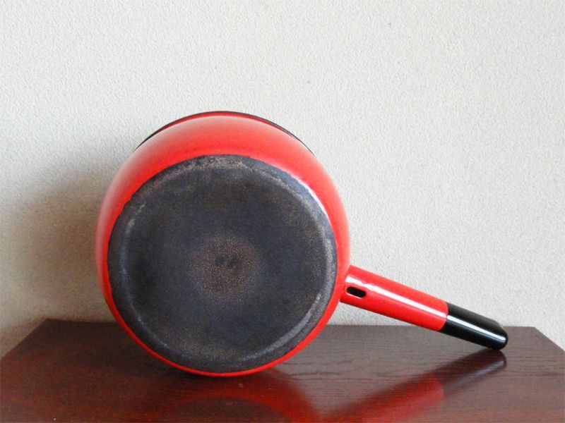 コクムス/KOCKUMS/ホーロー片手鍋/ライトレッド/2.5L/ 北欧雑貨