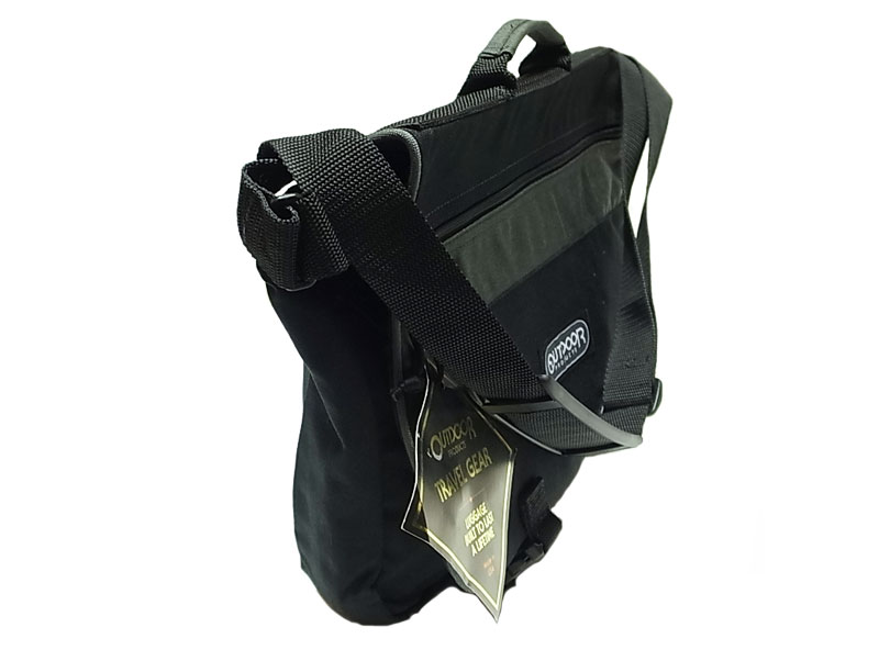 OUTDOOR PRODUCTS MESSENGER BAG BRIEFCASE NOS 黒×灰 アメリカ製