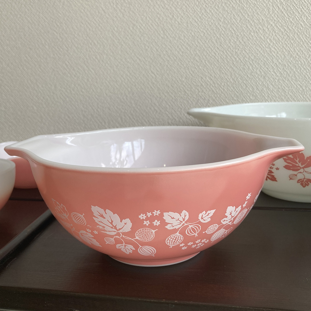 シンデレラミキシングボウル グースベリー ピンク Mサイズ 1950～1960