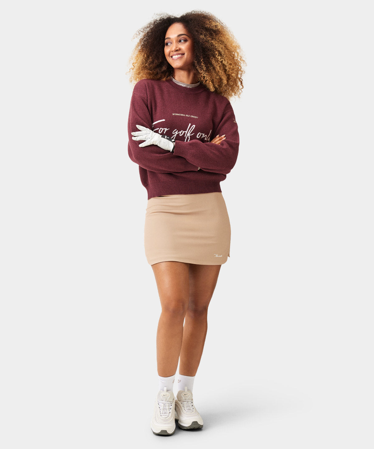 Ruby Script Oversized Knit Sweater – Macade