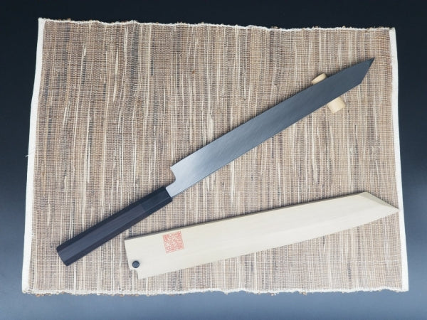 郷右馬允義弘 水焼本焼 富士掛かり月 柳切付300mm