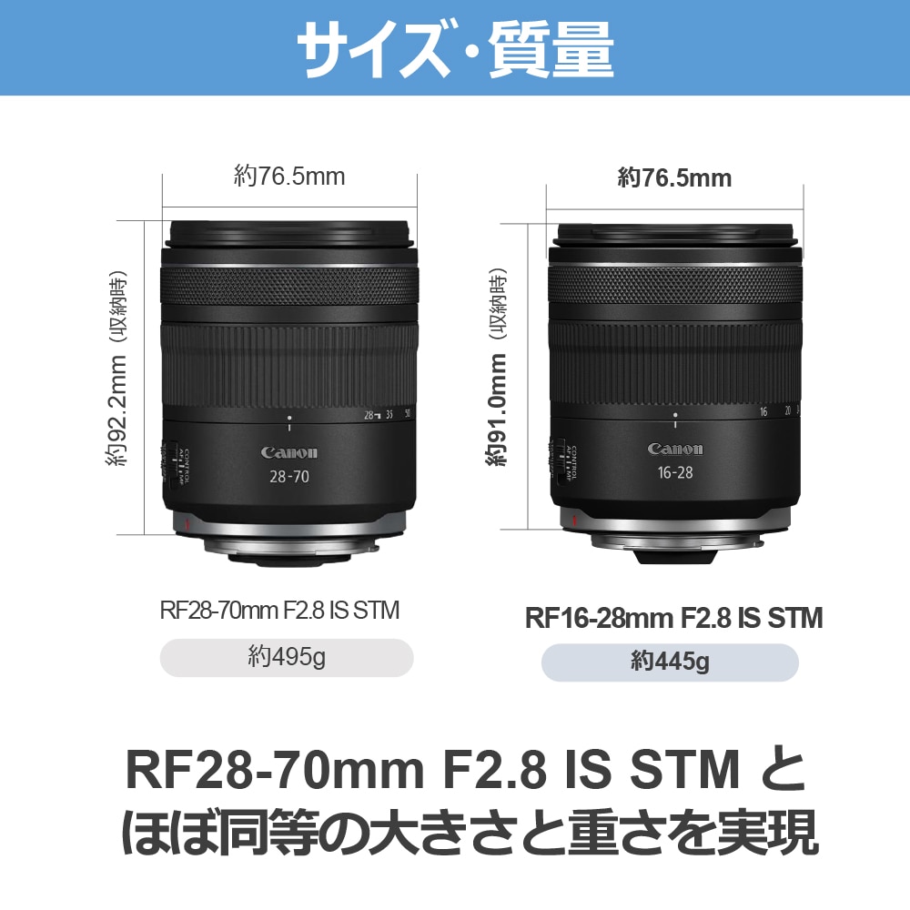 Canon RF16-28mm F2.8 IS STM | 交換レンズ,キヤノン,RFマウントレンズ
