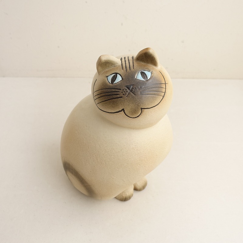 リサラーソン Lisa Larson ： Cat MIA Brown Maxi ミア ネコ マキシ