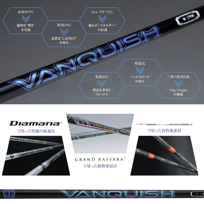 三菱ケミカル VANQUISH バンキッシュ 日本仕様※単体販売不可 | ウッド