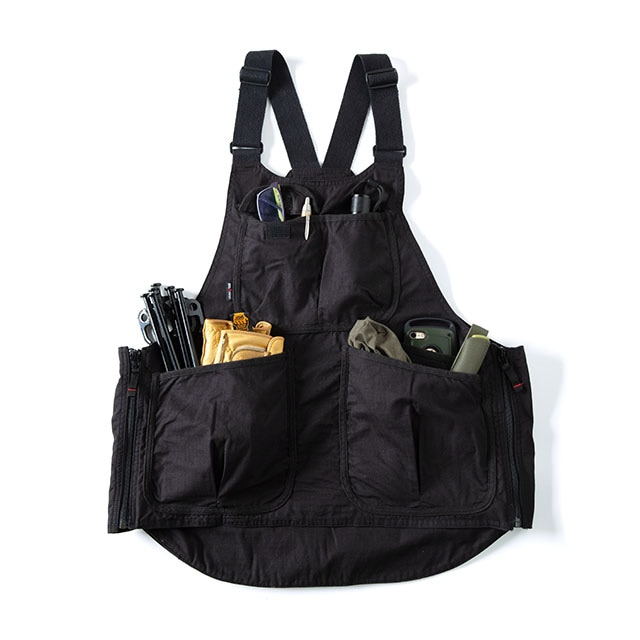 Grip Swany Fireproof Apron Vest ブラック [グリップスワニー]