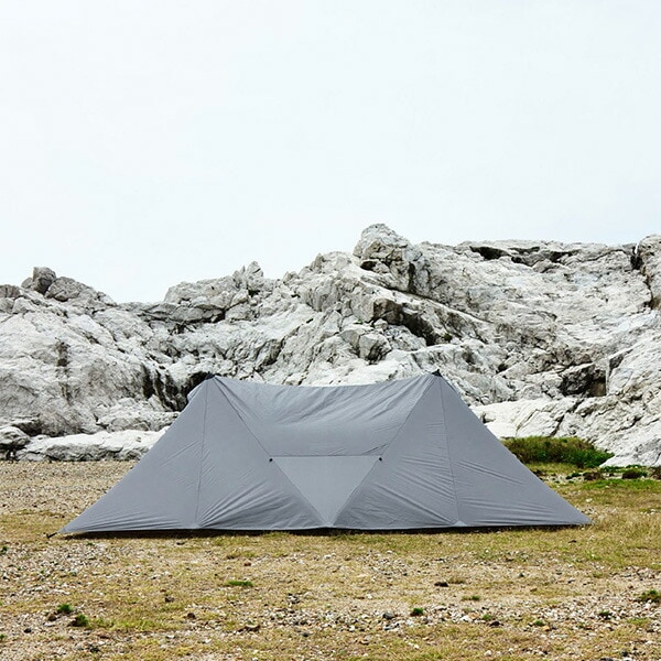 and wander muraco × and wander HERON 2POLE TENT SHELTER SET gray