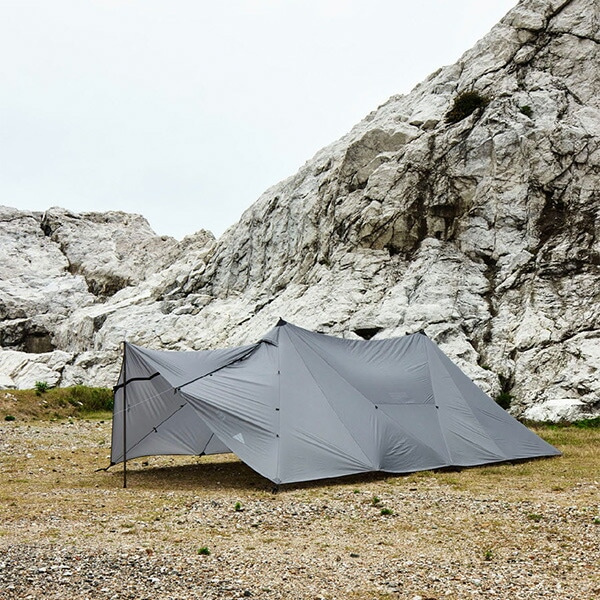and wander muraco × and wander HERON 2POLE TENT SHELTER SET gray