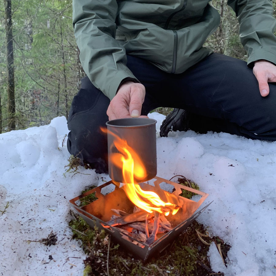 VARGO チタニウムファイヤーボックス＆グリル（セット） [バーゴ]