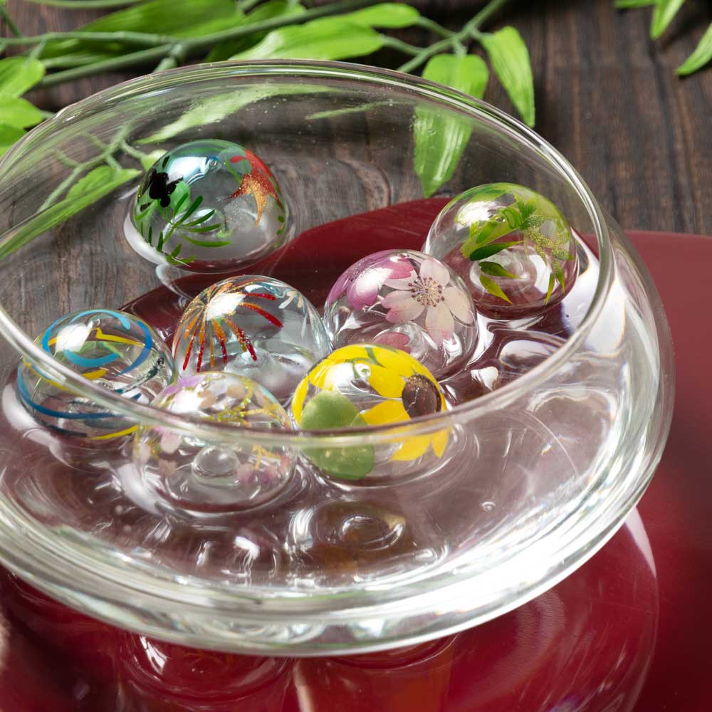 木之本 ボウルセット（大） 水に浮き玉を浮かべて涼を感じるインテリア