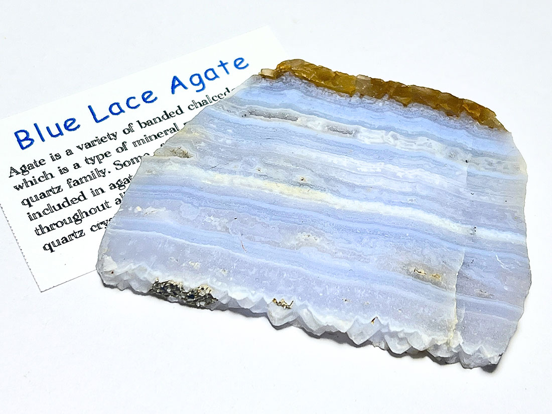ナミビア産ブルーレースアゲート スライス