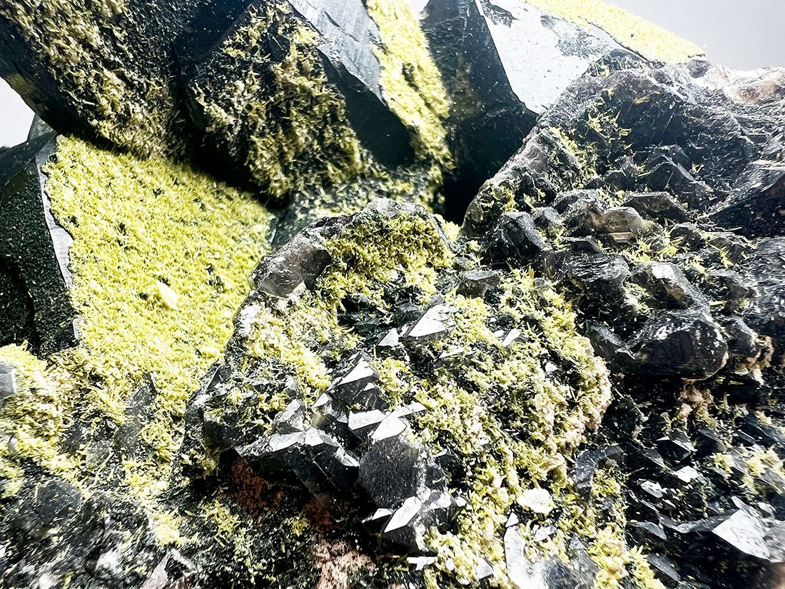 山東省産モリオンクラスター/Morion (黒水晶)