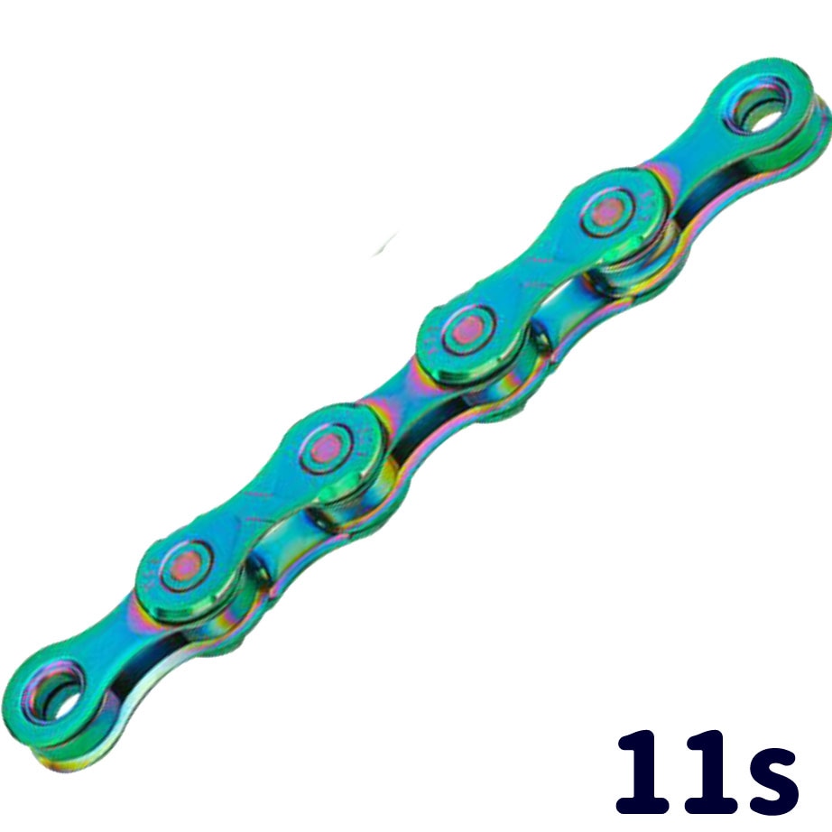 KMC X11 オーロラグリーン 11段用 チェーン シマノ、スラム