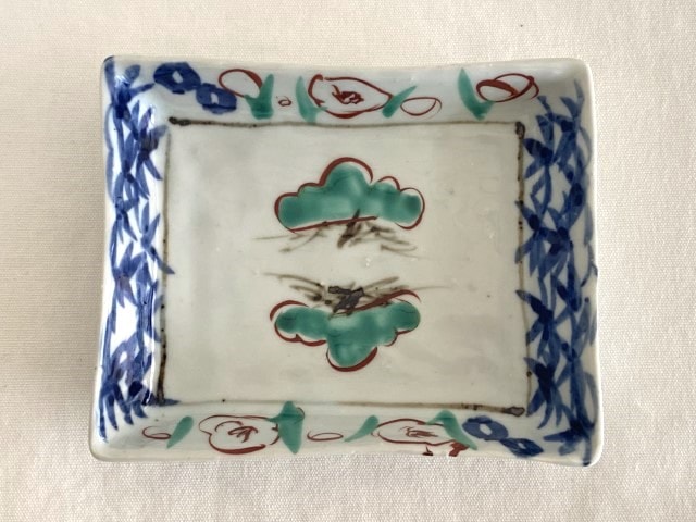 中尾万作 松竹梅 長方皿 | ブランド,中尾万作 | YUI LIVINGS | 神戸