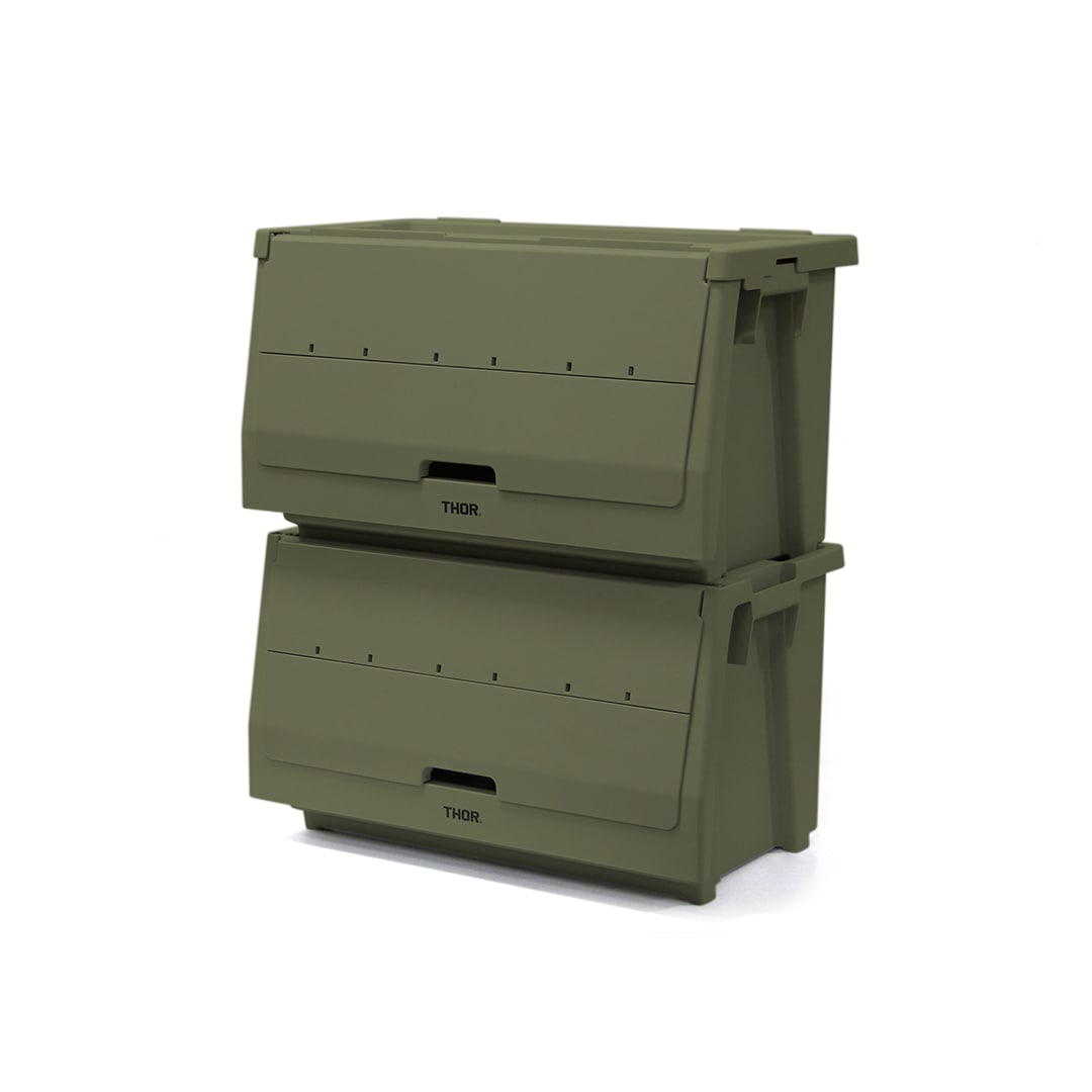 セット】THOR スタッキング シェルフコンテナー 