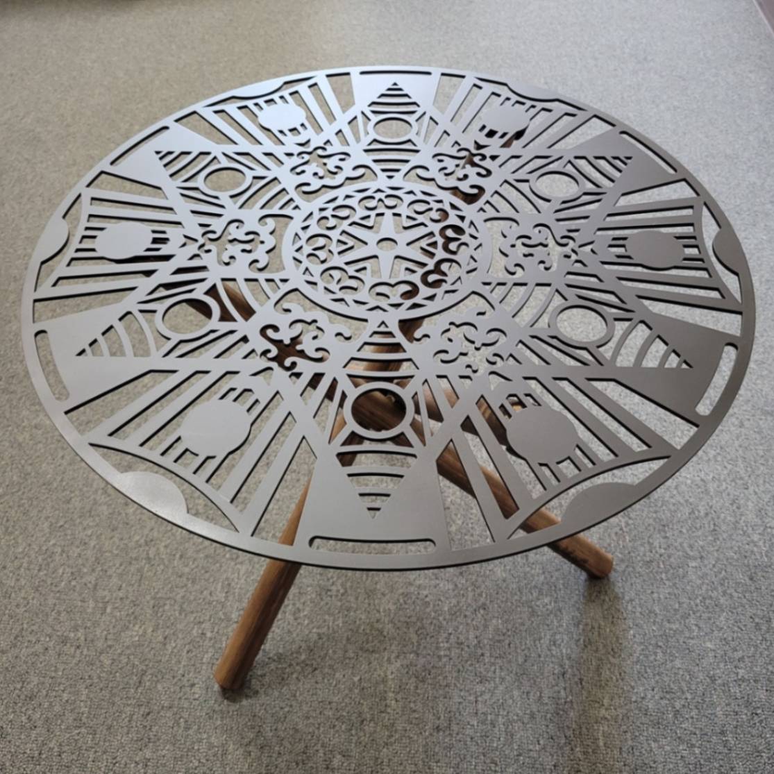 受注販売＞【HEXAGRAM ブラストver.】LIUTYシリーズ シェードテーブル