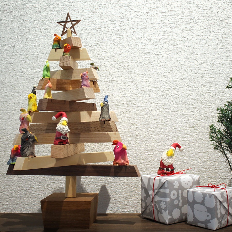 組手ツリー（つみき） 小（星ブラウン） | 住,インテリア,オブジェ