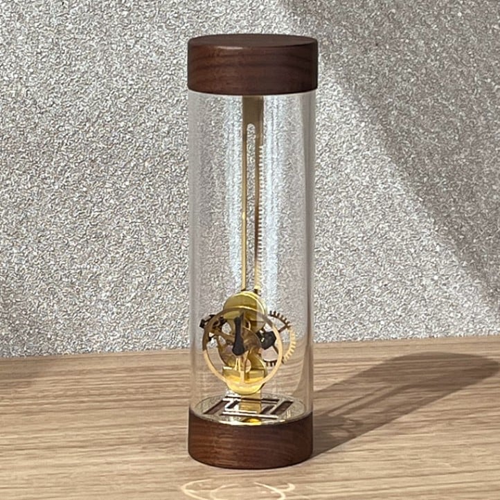 KOKUSAI DSP. オシログラス oscilloglass Ake 5min 機械式計時装置