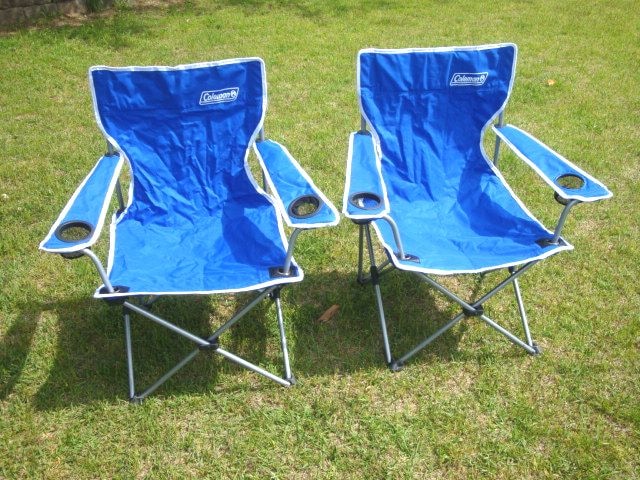 Colman コールマン アームチェアⅡ ブルー 170-5777 イス 2セット