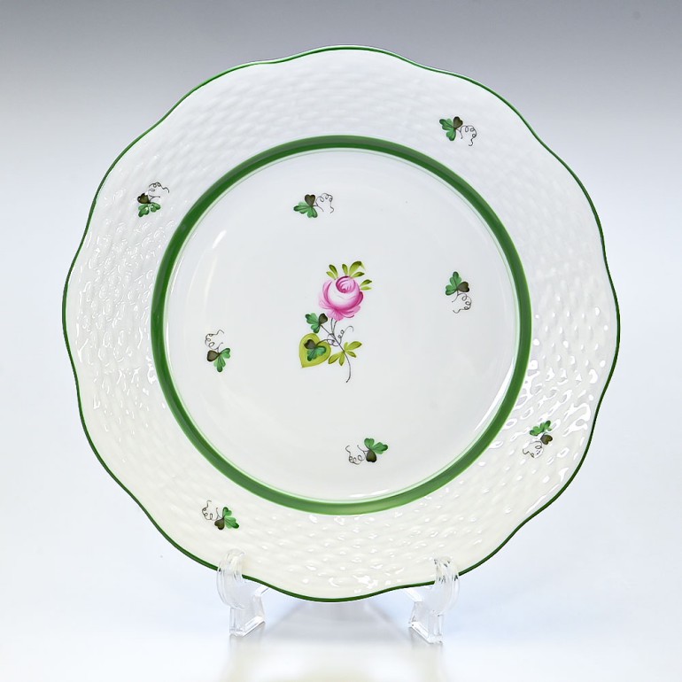 ヘレンド デザートプレート ウィーンのバラ 19cm 517000 VRH