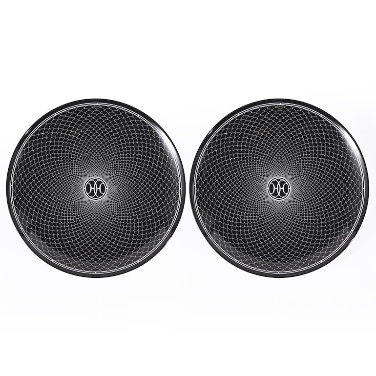 エルメス HERMES Hデコ 037107P2 21.5cm デザートプレート No2 ペア 中