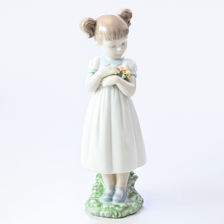 リヤドロ 素敵なお花 フィギュア 人形 女性 女の子 LLADRO リアドロ