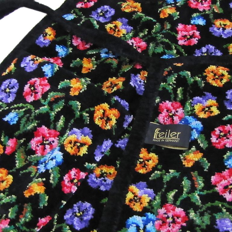 フェイラー FEILER エプロン FATIMA PETIT ファティマプチ ブラック