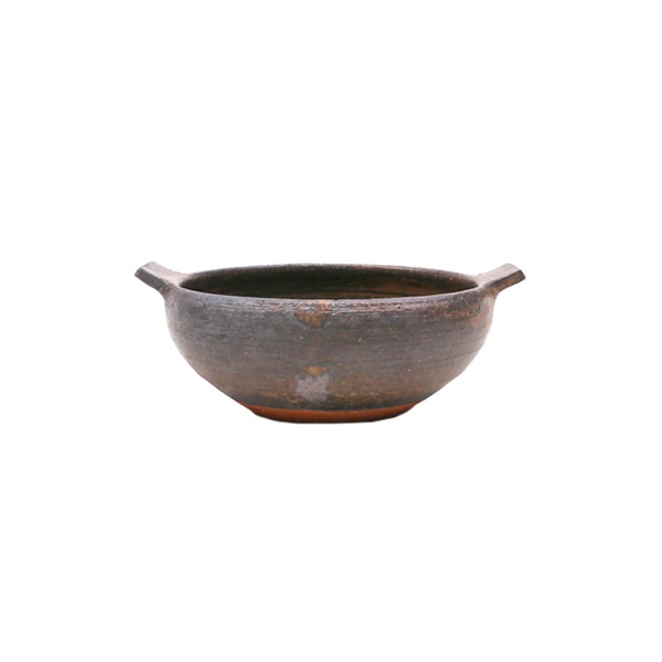 清岡幸道 耐熱茶釉グラタンボウル 小