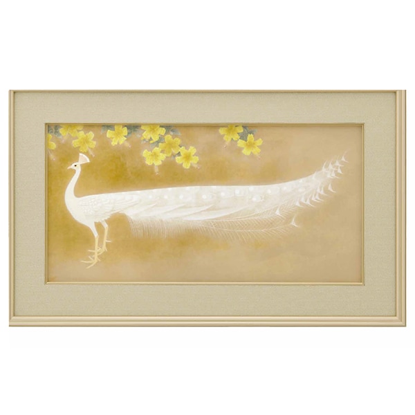 上村松篁 「白孔雀」＜額装＞｜エンディショップ【公式通販】