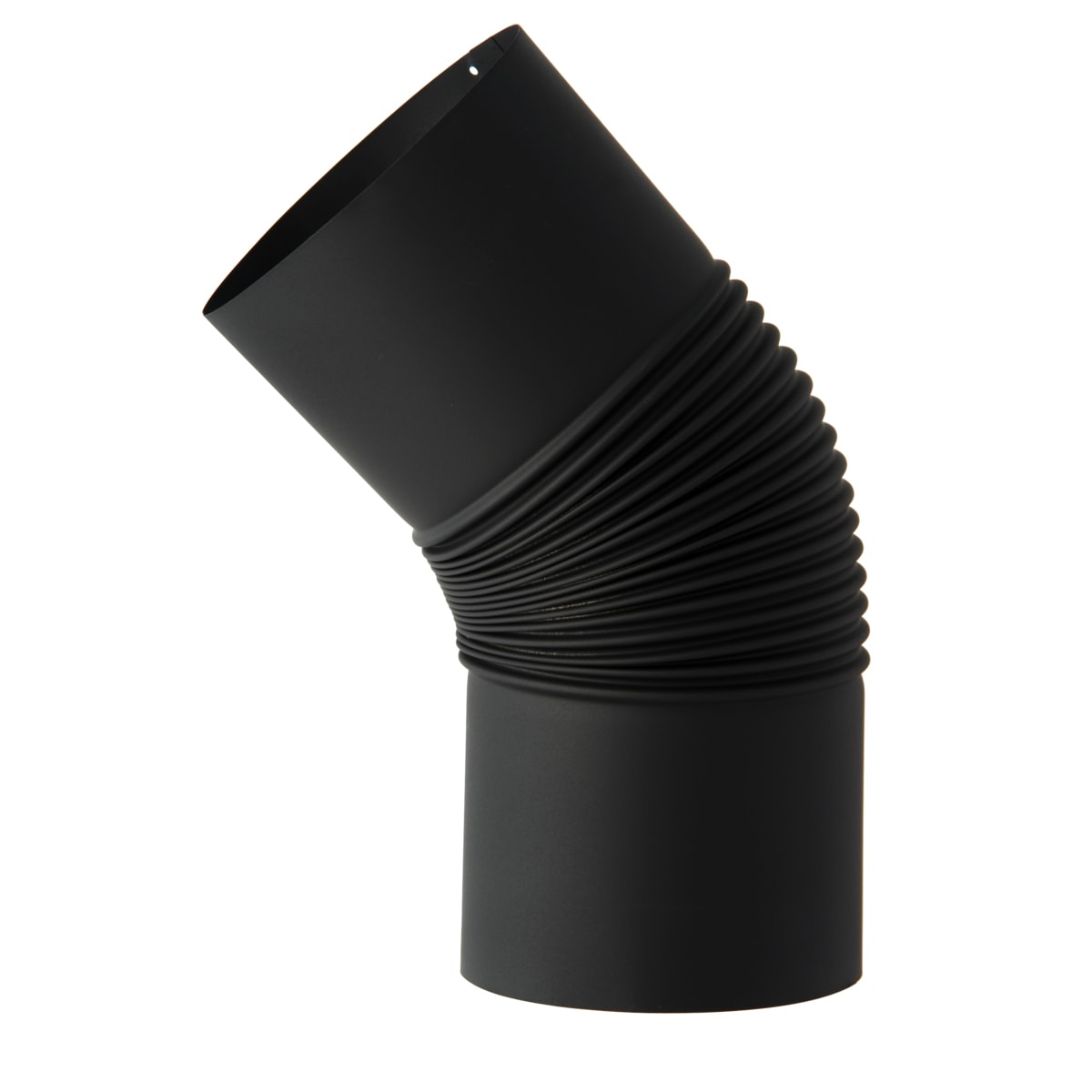 送料無料】ホンマ製作所 ステンレス煙突 ハゼ折りシングル 黒耐熱 エビ