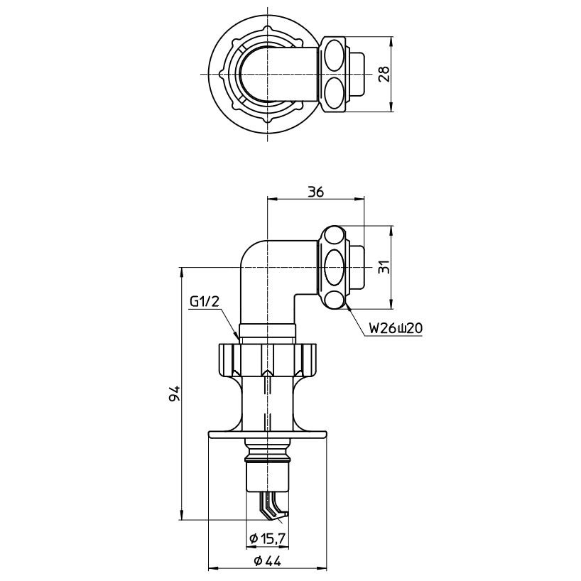 サンエイ SANEI 洗濯機用L型ニップル PY123-40TVX-16 | 水廻り・水道