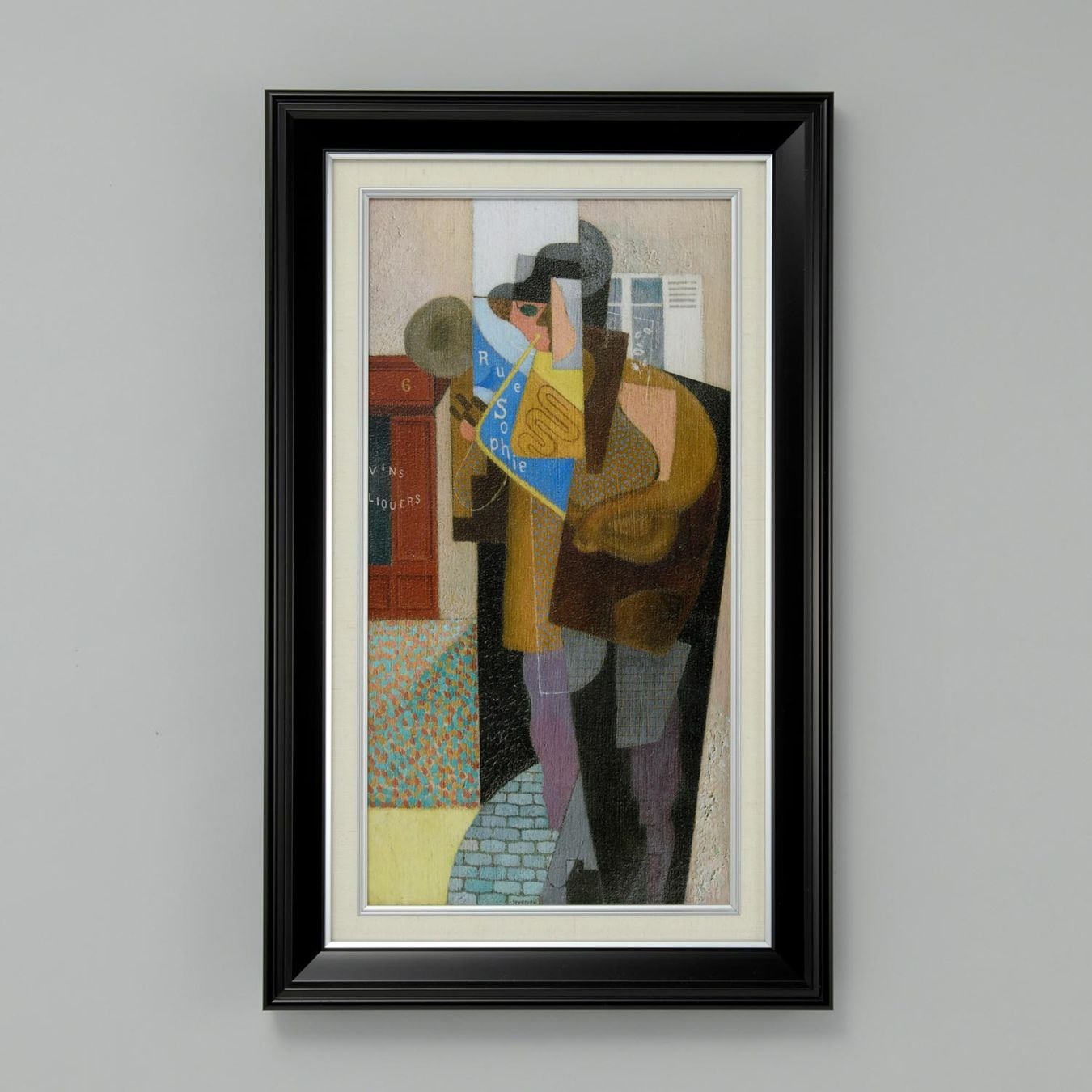 複製画/ジーノ・セヴェリーニ《金管奏者（路上演奏者