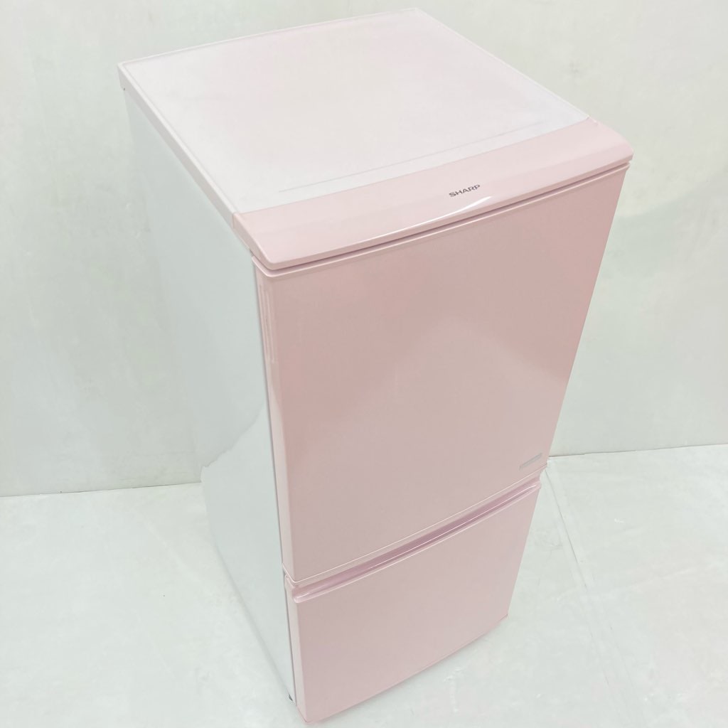 中古希少 137L 2ドア冷蔵庫 つけかえどっちもドア シャープ SJ-C14Y-P