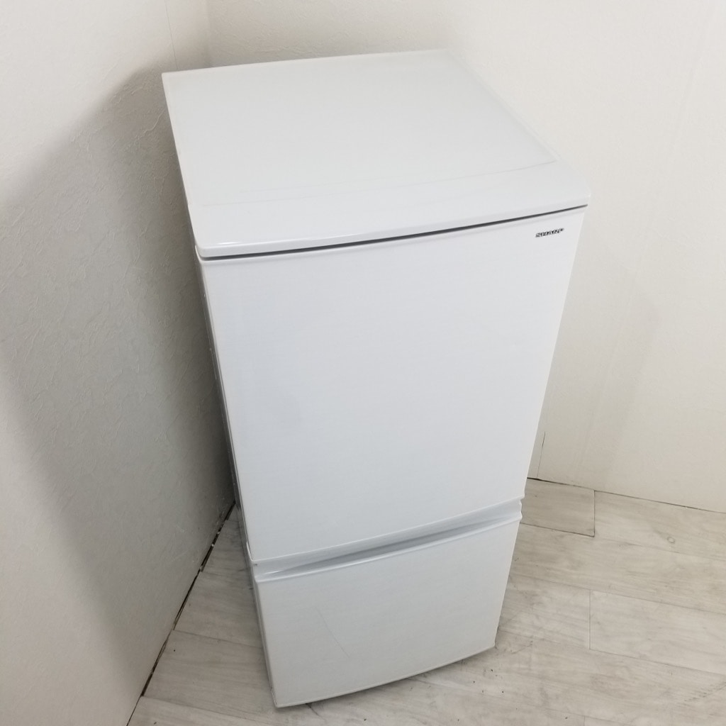 中古 高年式 137L つけかえどっちもドア 2ドア冷蔵庫 シャープ SJ-D14D