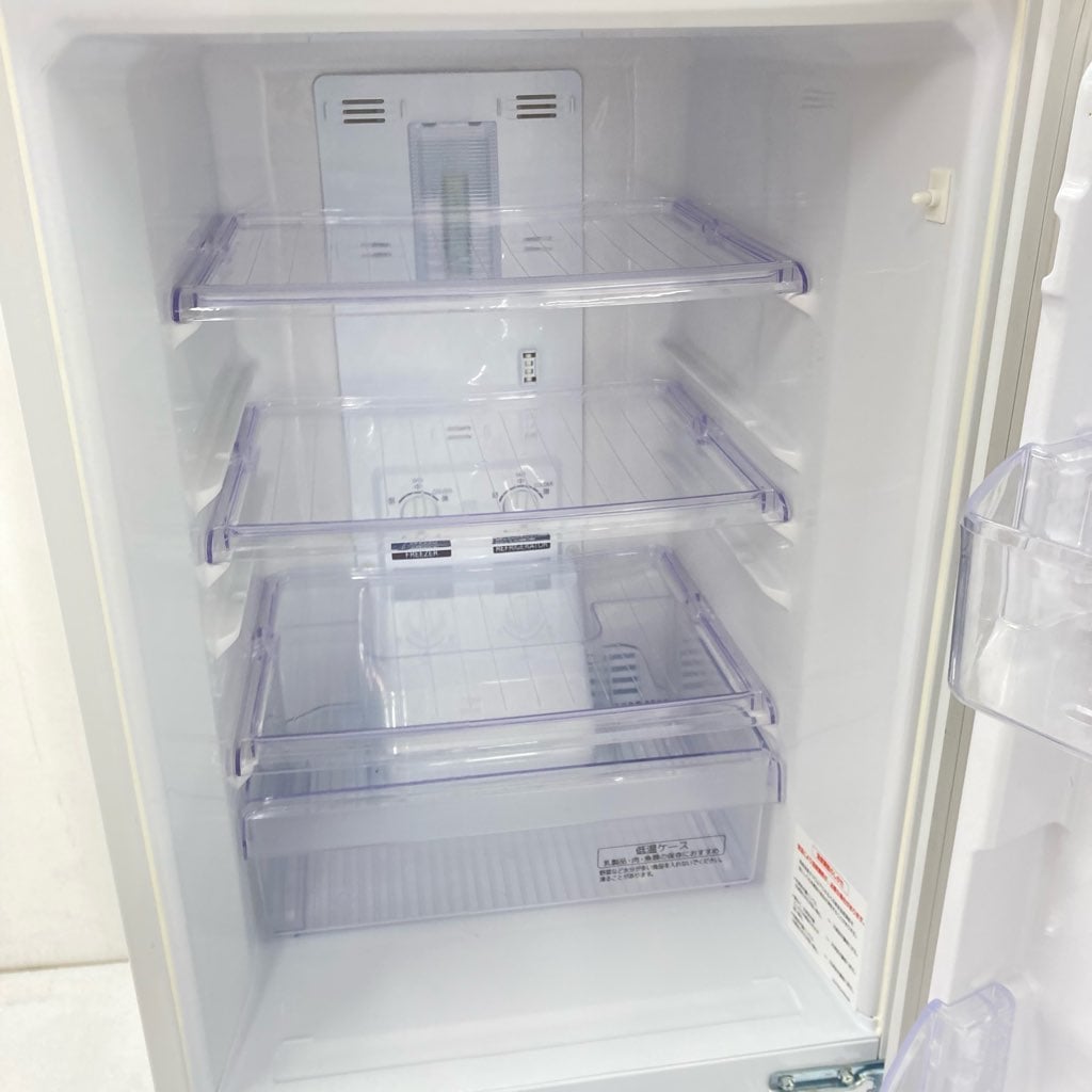 中古 冷蔵庫 三菱 自動霜取りファン式 146L 2ドア MR-P15EA-KW 2017年
