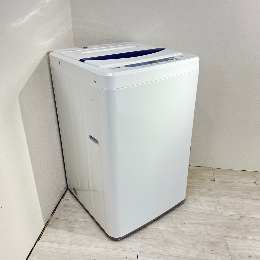 中古 5.0kg 全自動洗濯機 YWM-T50A1 ヤマダ電機 ブルー 2018年製造
