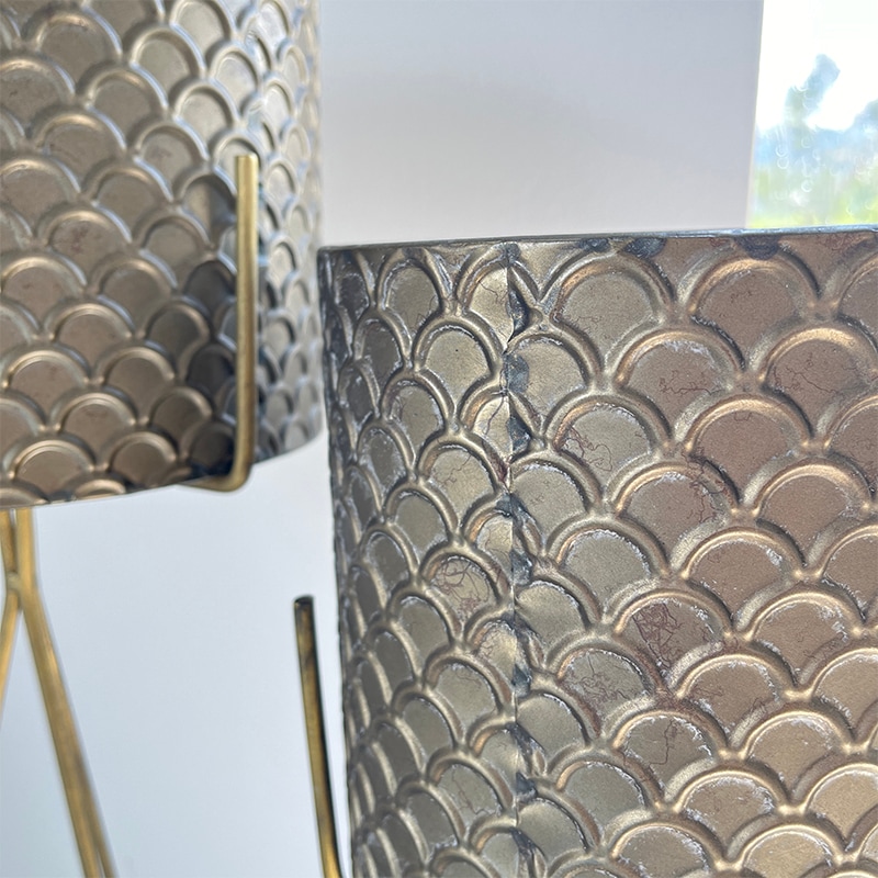 スケル・アイアンポットスタンドカバー L (S) | 鉢カバー | COVENT