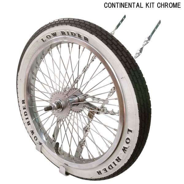 コンチネンタル キット クローム 自転車部品 ローチャリ コンチキット