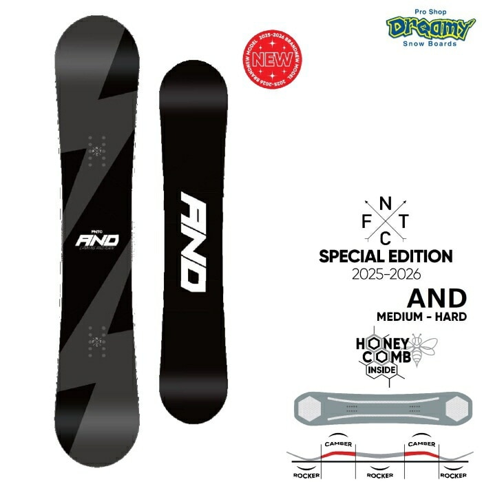 25-26 FNTC エフエヌティーシー AND ローダブルキャンバー ダブル