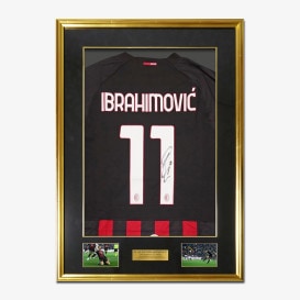 イブラヒモビッチ直筆サイン入り選手支給ACミラン19/20サード