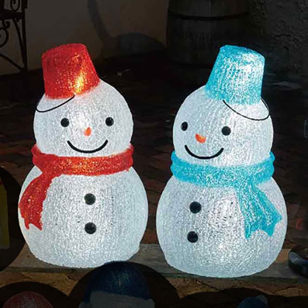 LEDブリリアントモチーフ スノーマン | 5.イベント装飾用品,冬の装飾品
